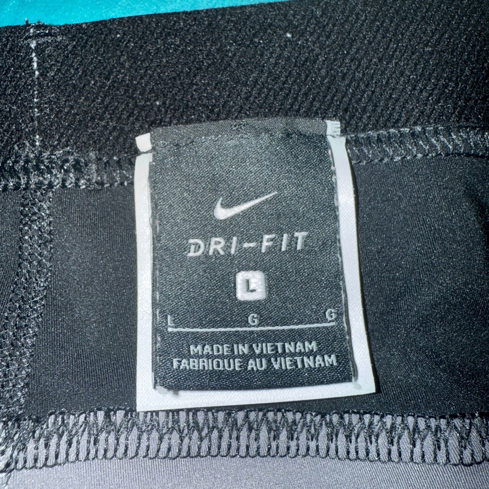 Nike Pro Women's Black and Gray Athletic Shorts - Picture 3 of 3